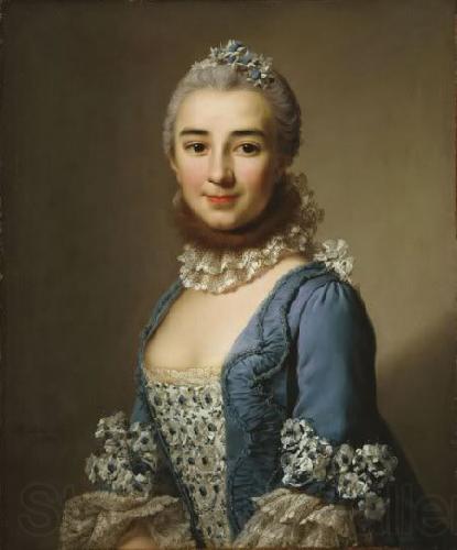 Alexandre Roslin Portrait of an unknown Lady France oil painting art